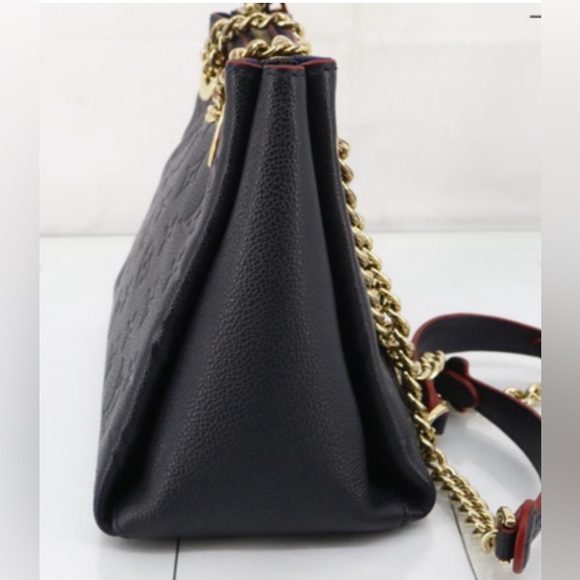 Louis Vuitton Monogram Empreinte Selene BB Marine Rouge Shoulder Bag! - Picture 2 of 6